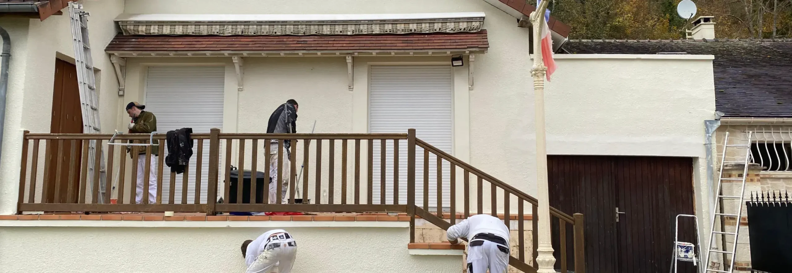 Peinture de façade extérieure