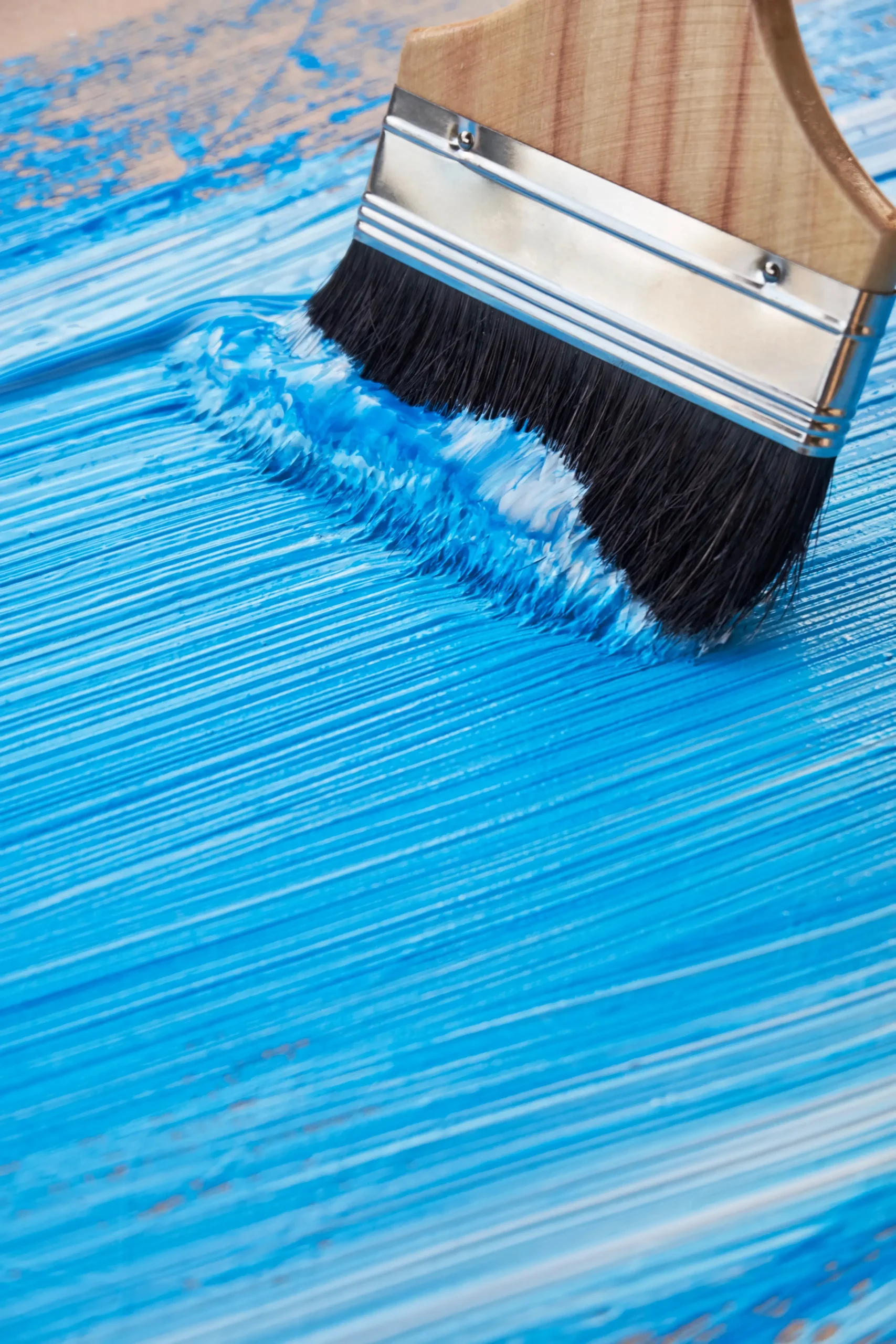 Application de peinture sur volets